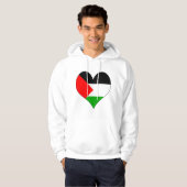 Veste À Capuche J'aime la Palestine (Devant entier)