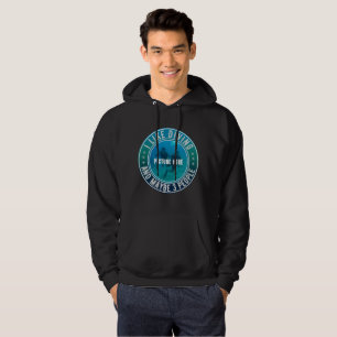 VESTE À CAPUCHE J'AIME LA PLONGÉE ET PEUT-ÊTRE 3 PERSONNES PERSONN