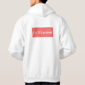 Veste À Capuche J'aime Laravel (Dos)