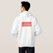 Veste À Capuche J'aime Laravel (Dos entier)
