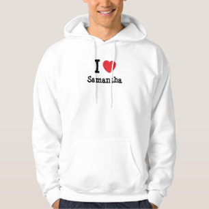 Veste À Capuche J'aime le coeur de Samantha T-Shirt