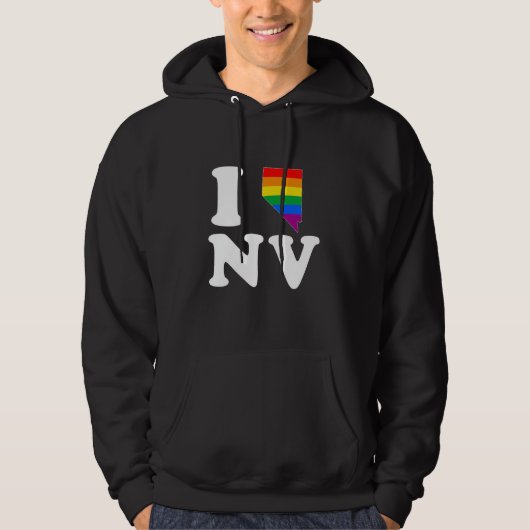 VESTE À CAPUCHE J'AIME LE NEVADA GAI - BLANC - .PNG (Devant)