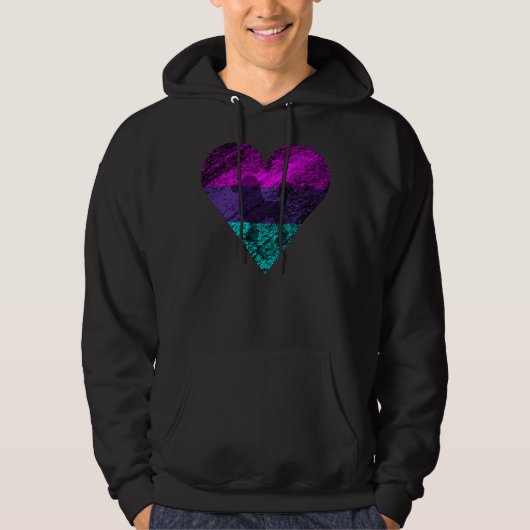 Veste À Capuche J'Aime Le Poodle (Devant)