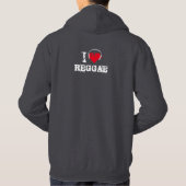 Veste À Capuche J'aime le reggae (Dos)