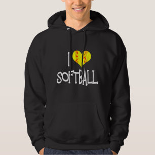 Veste À Capuche J'Aime Le Softball
