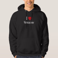 J'aime le Sweatshirt noir de Vancouver