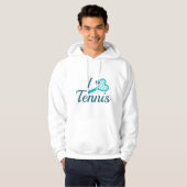 Veste À Capuche J'aime le tennis (Devant entier)