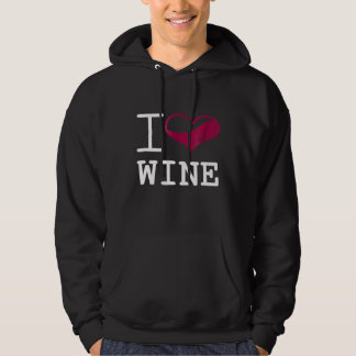 Veste À Capuche J'Aime Le Vin Drôle Boisson Tee Alcool Liquor Drun