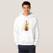 Veste À Capuche J'aime le violon (Devant entier)