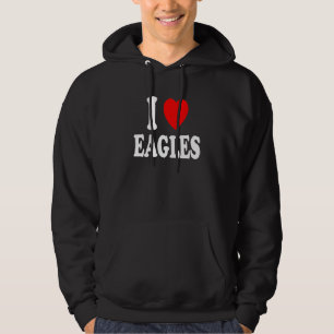 Veste À Capuche J'Aime Les Aigles Amour Animal Favori Observation