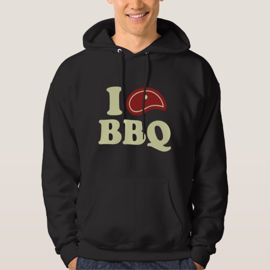 Veste À Capuche J'aime les BBQ (Devant)