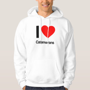 Veste À Capuche j'aime les catamarans