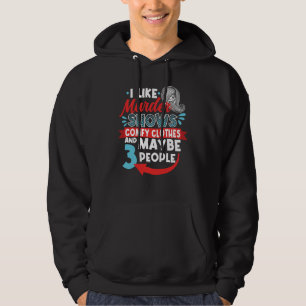 Veste À Capuche J'aime les émissions sur les meurtres, les vêtemen