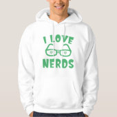 Veste À Capuche J'Aime Les Nerds (Devant)