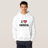 Veste À Capuche J'Aime Les Nerds (Devant entier)