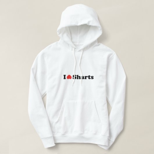 Veste À Capuche J'aime les pets diarrhéiques (Design devant)