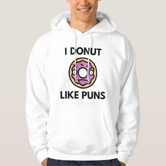 Veste À Capuche J'Aime Les Puns (Devant)