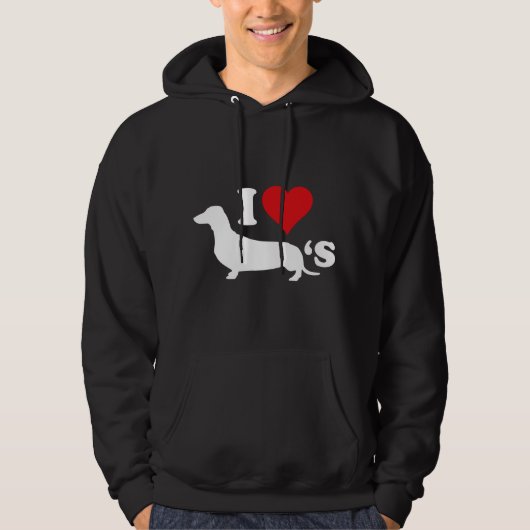 Veste À Capuche J'aime les saucisses de Vienne (Devant)