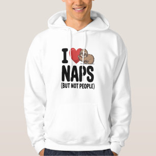Veste À Capuche J'Aime Les Siestes Cœur De Paresseux Mignon