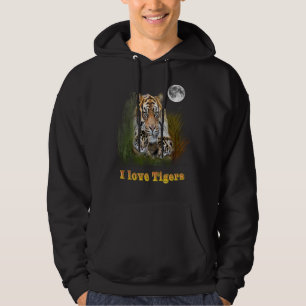 Veste À Capuche J'aime les tigres