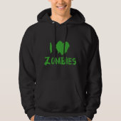 Veste À Capuche J'aime les zombies (Devant)