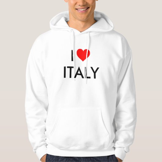 Veste À Capuche j'aime l'Italie (Devant)