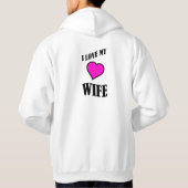 Veste À Capuche j'aime ma femme (Dos)