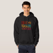 VESTE À CAPUCHE J'AIME MES PROFESSEURS. (Devant entier)