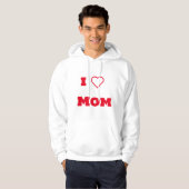 VESTE À CAPUCHE J'AIME MME T-SHIRT (Devant entier)
