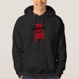 Veste À Capuche J'aime mon Alabama meilleur état Alabama Oxford vi