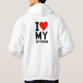 Veste À Capuche J'aime mon PETIT AMI (Dos)
