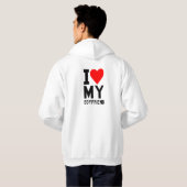 Veste À Capuche J'aime mon PETIT AMI (Dos entier)