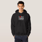 Veste À Capuche J'Aime Mon Petit Ami Emo (Devant entier)