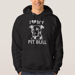 Veste À Capuche J'Aime Mon Pitbull J'Aime Mon Pitbull Pit Bull