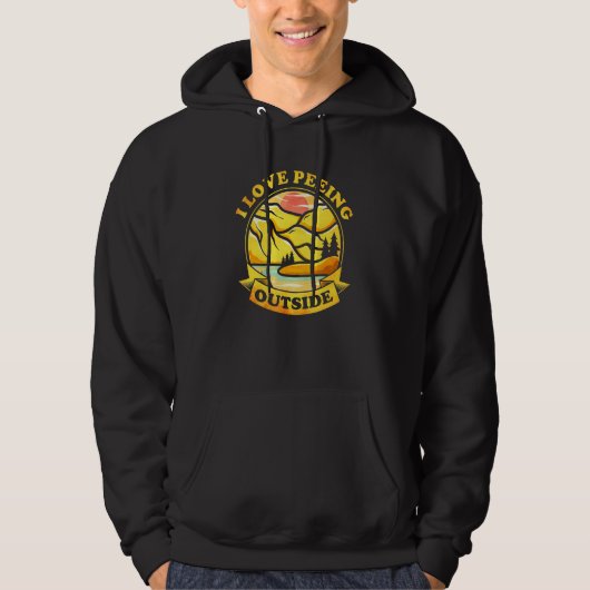 Veste À Capuche J'Aime Pisser Dehors (Devant)