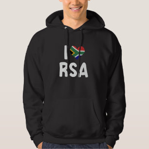Veste À Capuche J'aime RSA République d'Afrique du Sud Sud-Africai