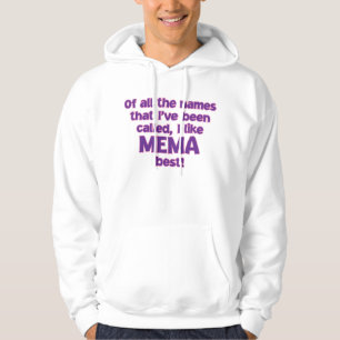 VESTE À CAPUCHE J'AIME S'APPELER LE MEMA !