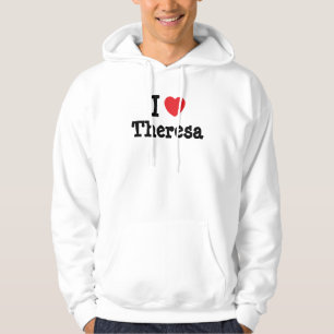 Veste À Capuche J'aime Theresa heart T-Shirt