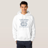 Veste À Capuche J'aime Voir Le Clivage (Devant entier)