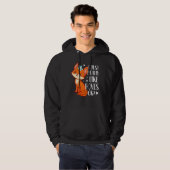 Veste À Capuche J'Aime Vraiment Les Renards (Devant entier)