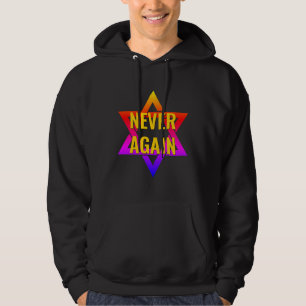 Veste À Capuche JAMAIS DE NOUVEAU Holocauste YOM HASHOAH