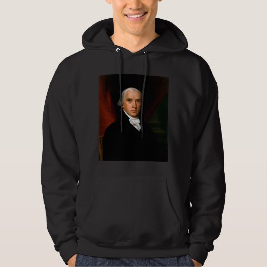Veste À Capuche James Madison 4e Président des États-Unis (Devant)
