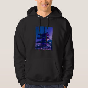 Veste À Capuche Japonais Glitch Cyberpunk Tokyo Streetwear Aesthet
