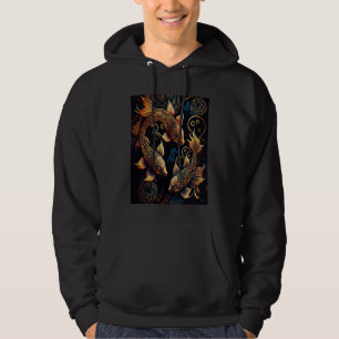Veste À Capuche Japonais Koi Carp Nishikigoi Poisson Japon 3