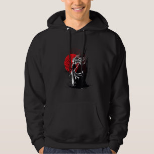 Veste À Capuche Japonais Samurai Katana Ancien Oni Ronin Asiatique