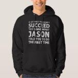 Veste À Capuche JASON Poison Nom Personnalized Birthday Funny Chri<br><div class="desc">JASON Poison Nom Personnalized Birthday Funny Christmas Joke</div>