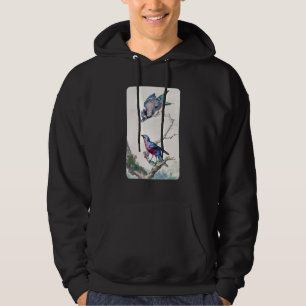 Veste À Capuche Jay Bleu vintage Et Oiseau De Cotinga Par Aert Sch