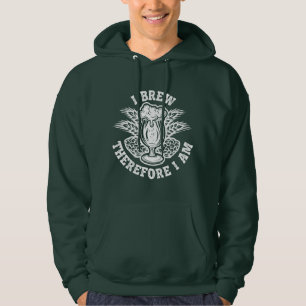 Veste À Capuche Je Brasse Donc Je Suis