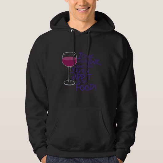 Veste À Capuche Je Cuis Avec Du Vin 128 (Devant)