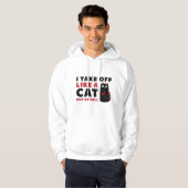 Veste À Capuche Je Décolle Comme Un Chat En Enfer (Devant entier)